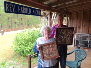 Harold and Glenda McCain at their home on the edge of the Talladega National Forest