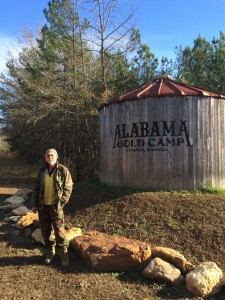 Blaze Brooks with the Alabama Gold Camp